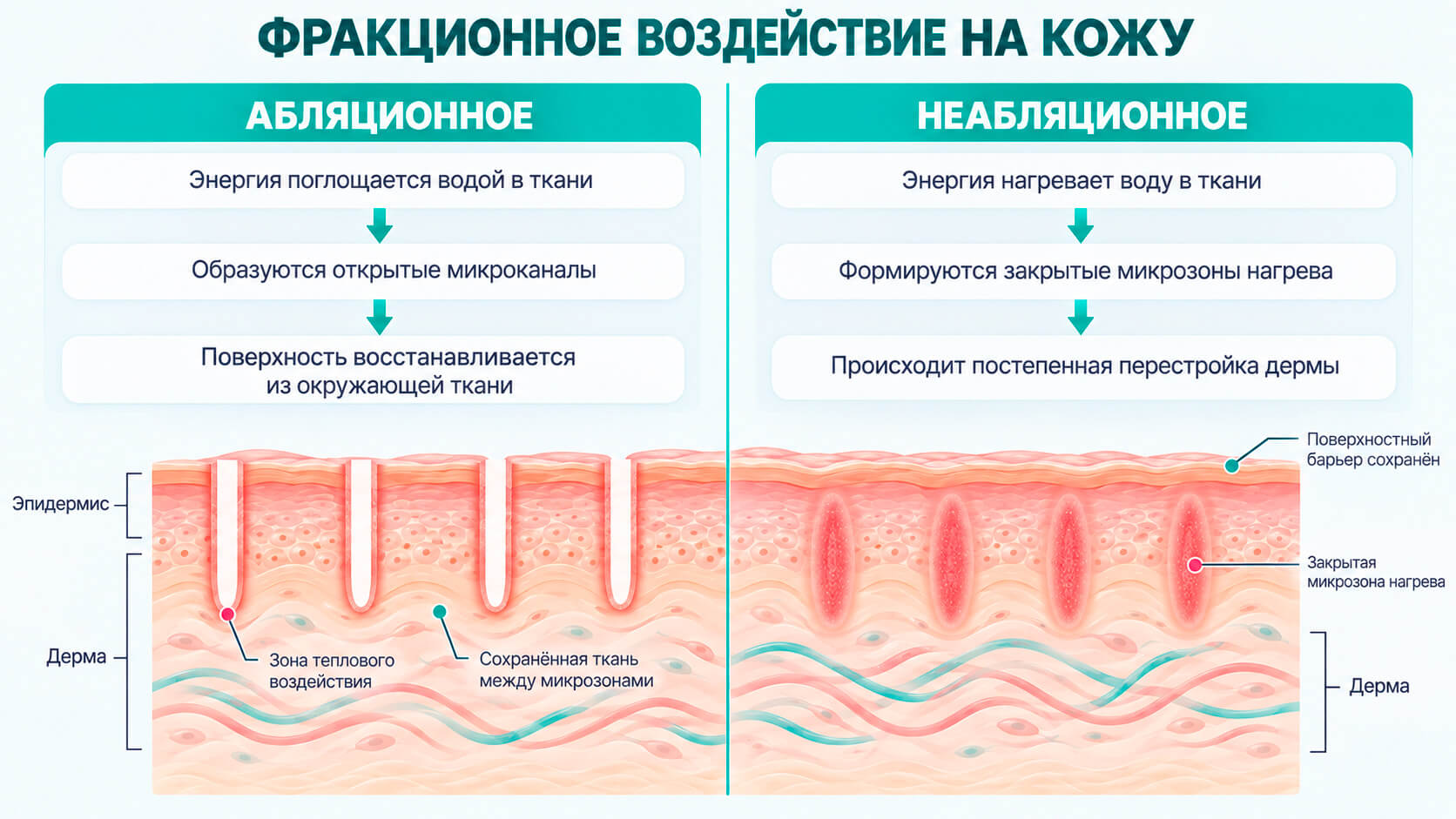 Абляционный и неабляционный подход